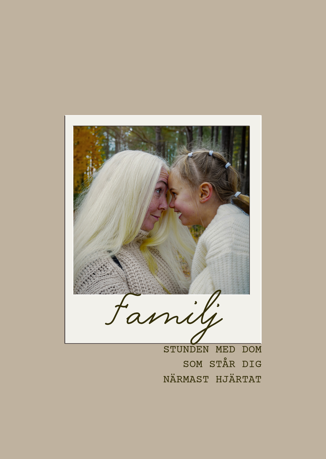 Familjefotografering
